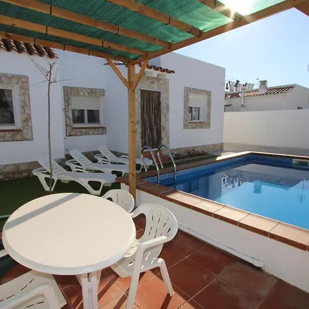 Casa Familiar Cerca Del Mar Con Piscina Privada, Wifi, Aire Acondicionado, Admiten Mascotas - Es-184-47 *